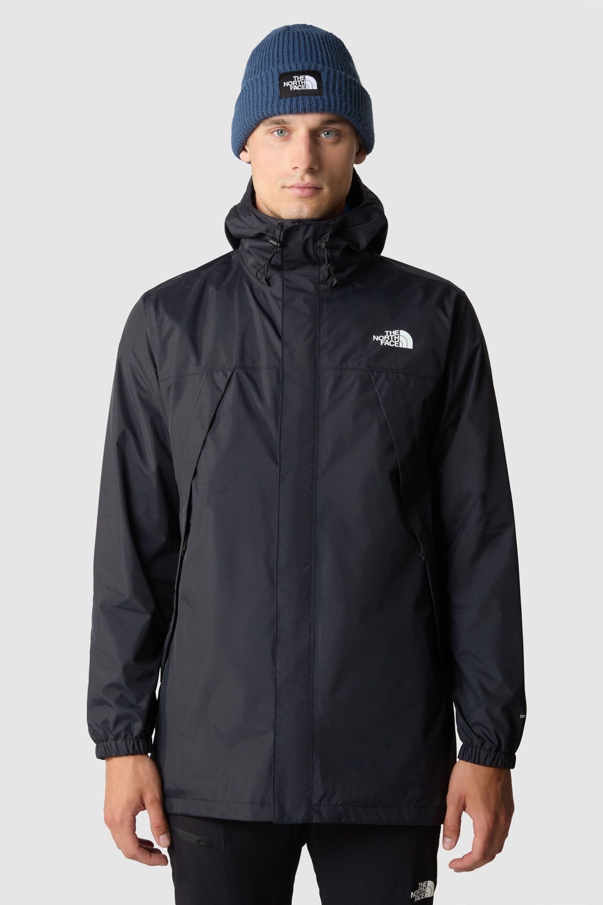 The North Face Black Antora Parka Jacket - Image 1 of 6