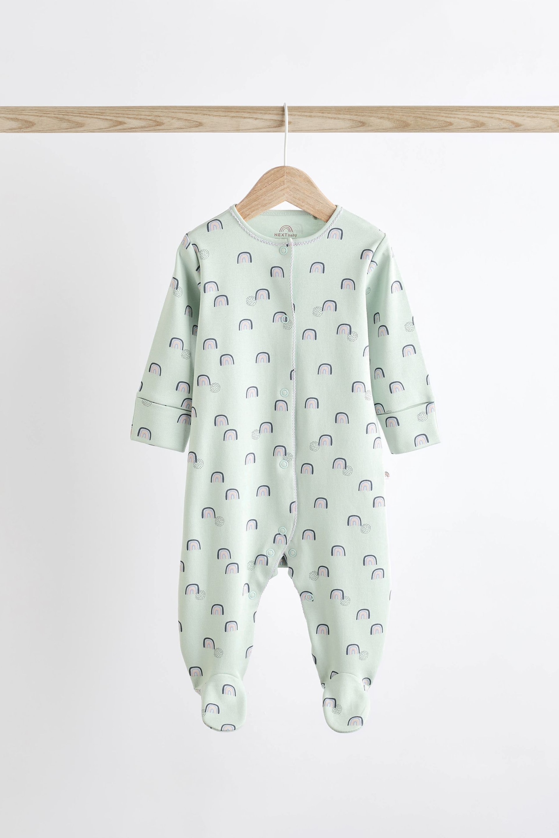 Multi Character Baby Footed Sleepsuits 5 Pack (0-2yrs) - Image 6 of 14