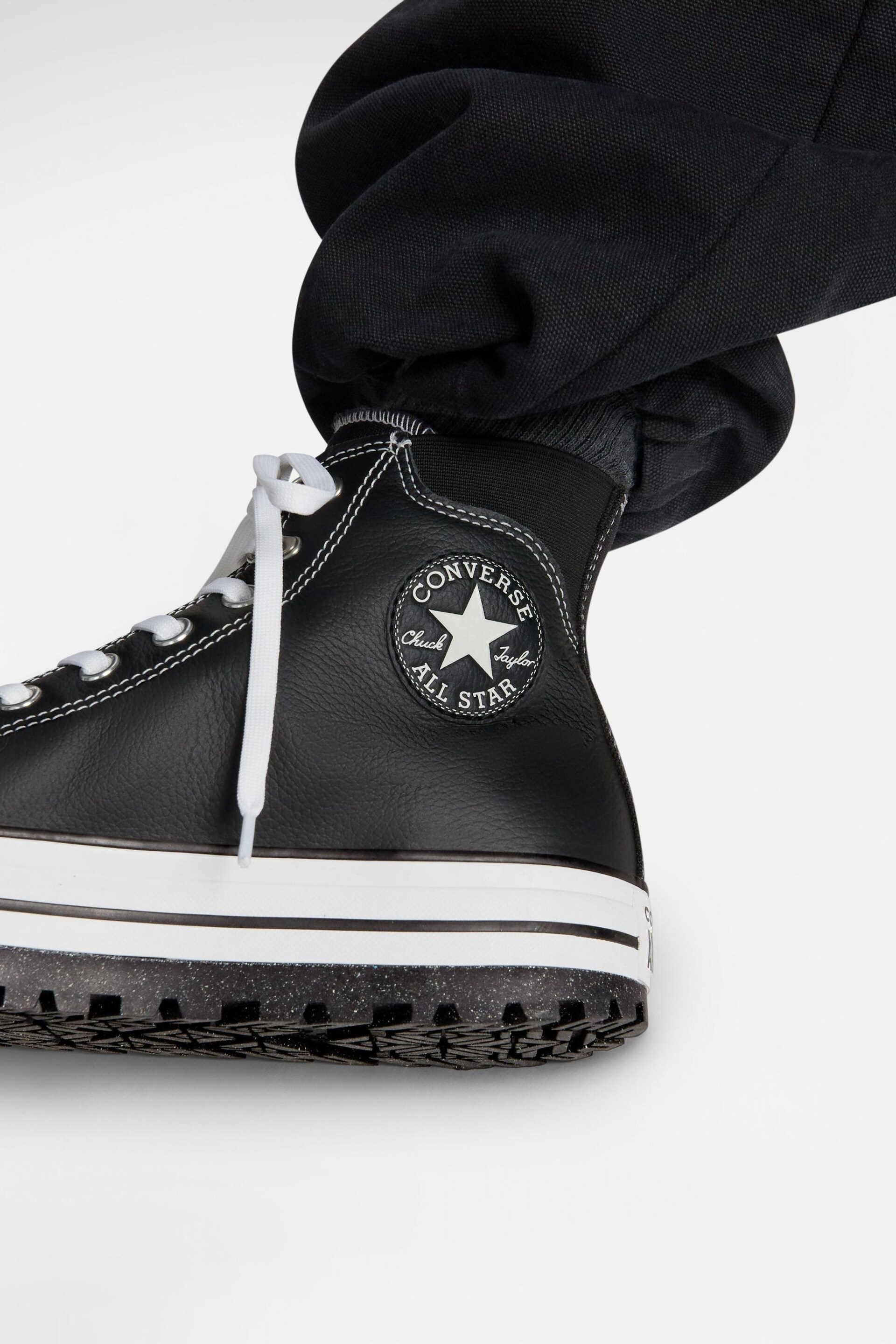 Converse Black/White Chuck Taylor Waterproof City Trek Trainers - Image 12 of 14