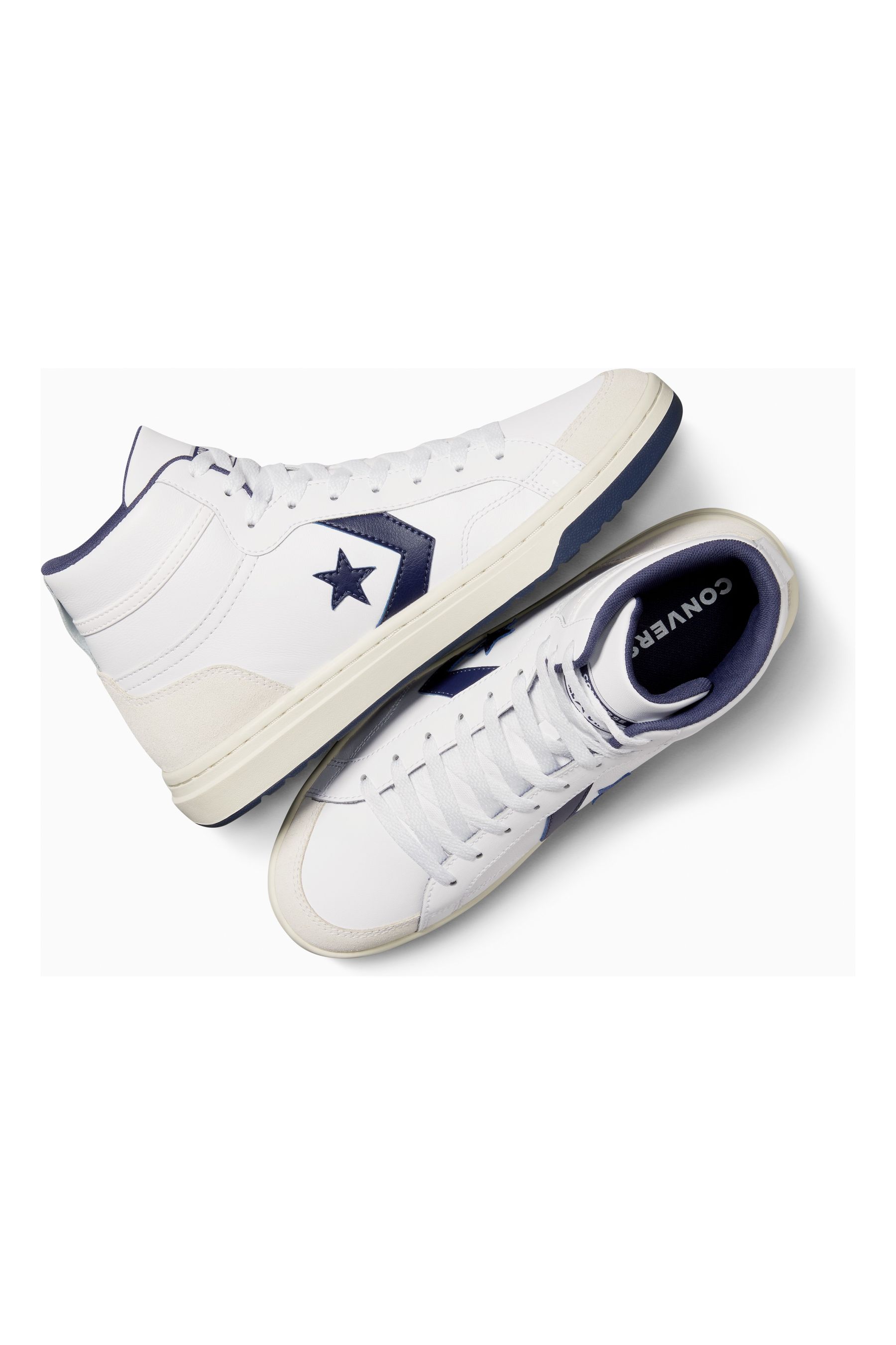 Buy Converse White Blue Pro Blazer from Next Ireland