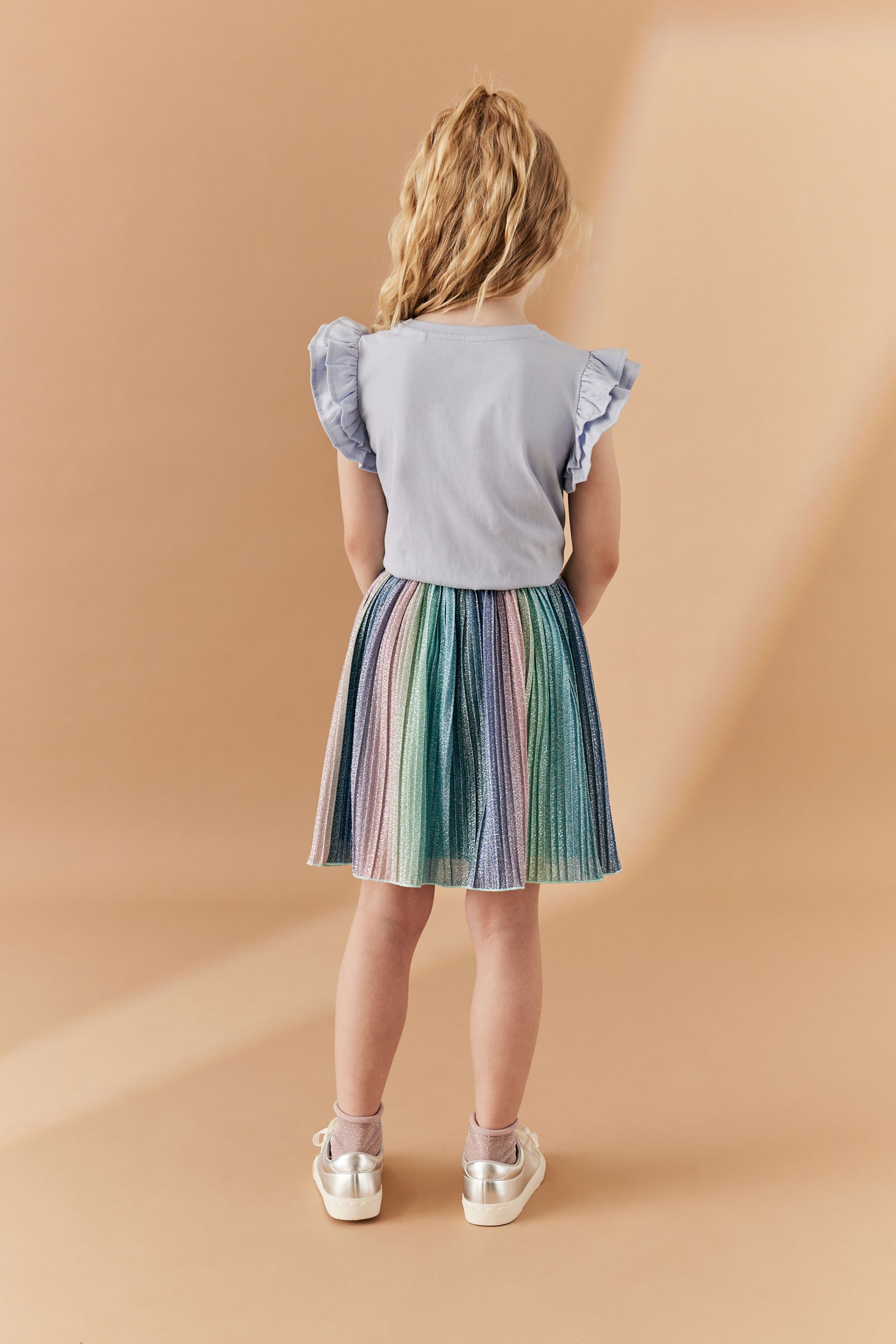 Rainbow skirt french connection hot sale