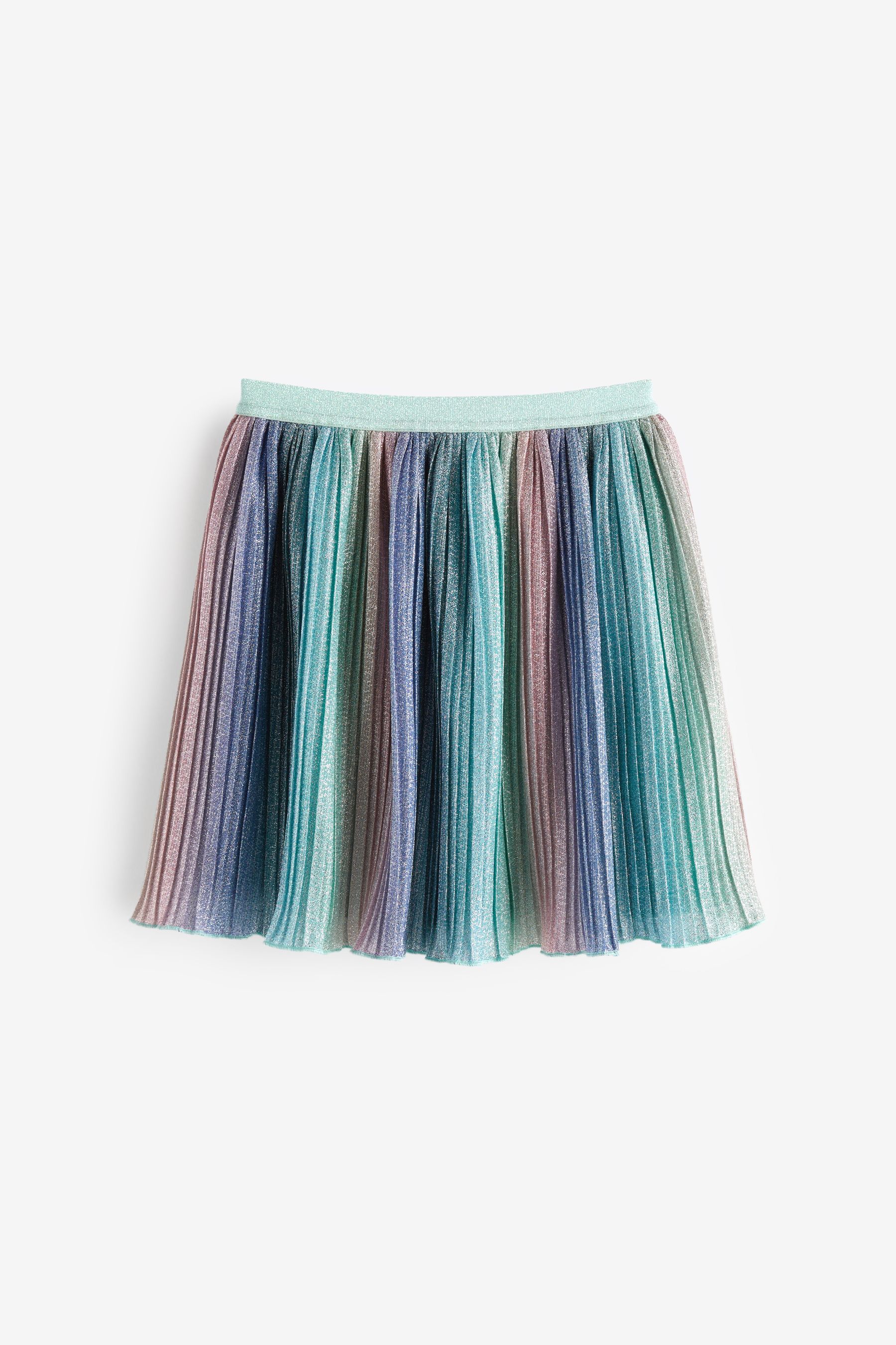 Buy Rainbow Sparkle Pleated Skirt 3 16yrs from the Next UK online shop