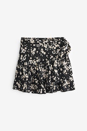 Black Floral Ditsy Wrap Skirt (3-16yrs) - Image 5 of 7