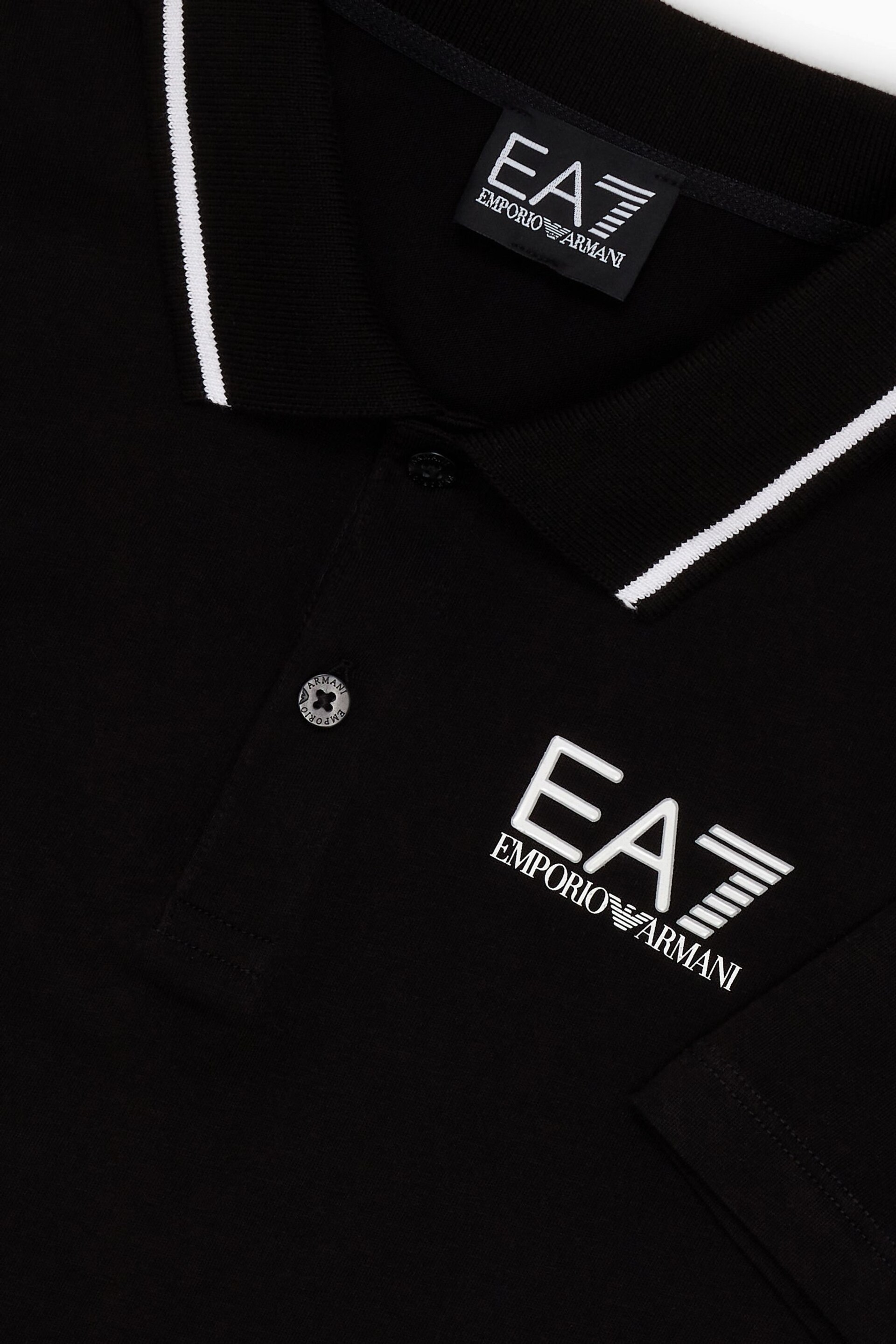 Emporio Armani EA7 Boys Core ID Polo Shirt - Image 3 of 3