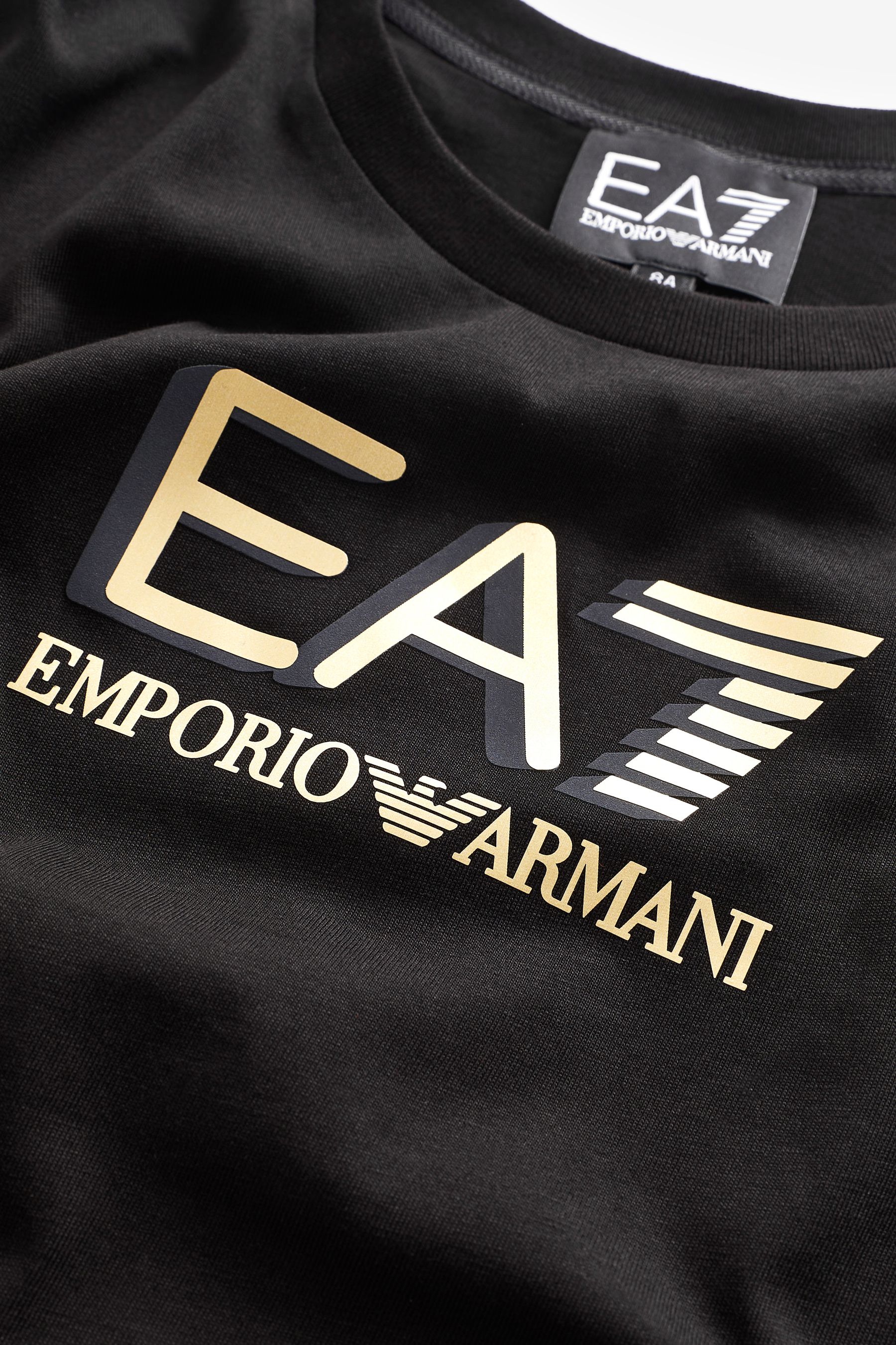 Buy Emporio Armani EA7 Boys 7 Lines T Shirt from Next Luxembourg
