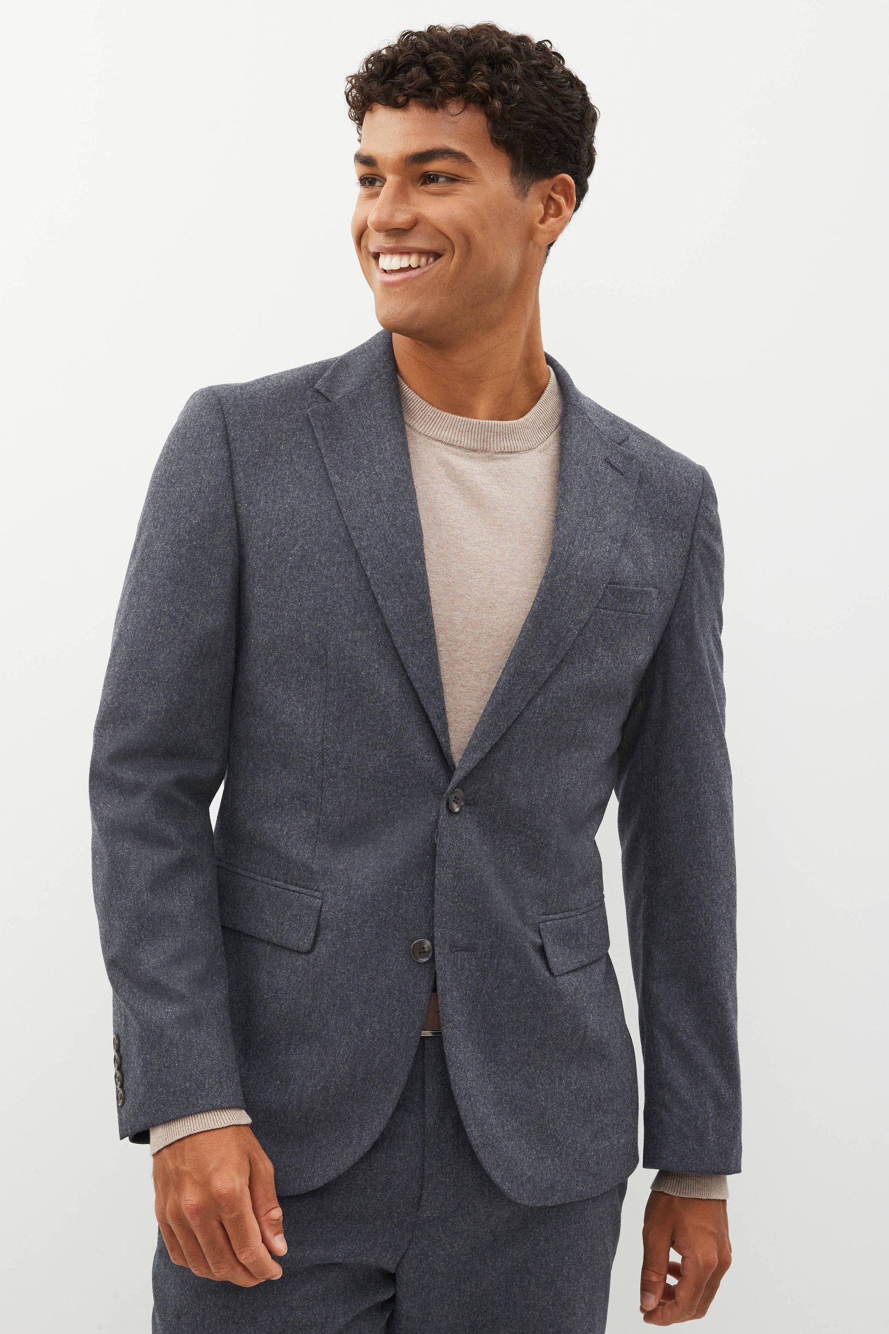 Double pocket suit jacket deals
