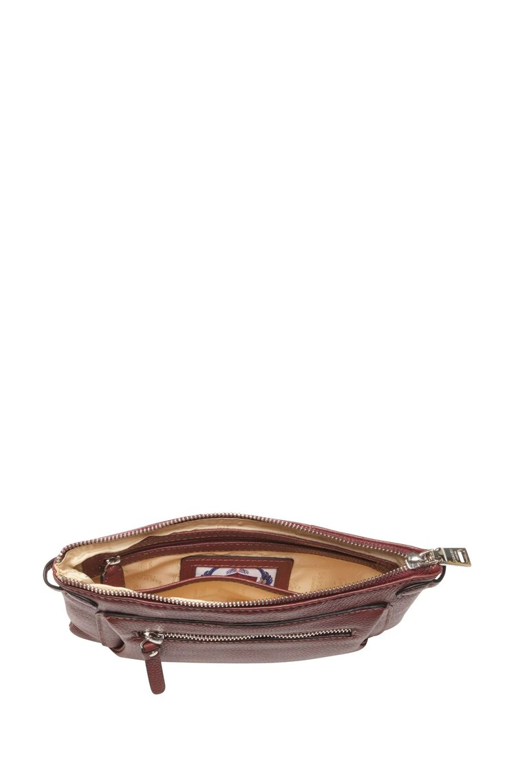 Osprey London Ruby Leather Cross-Body Clutch Bag - Image 2 of 3