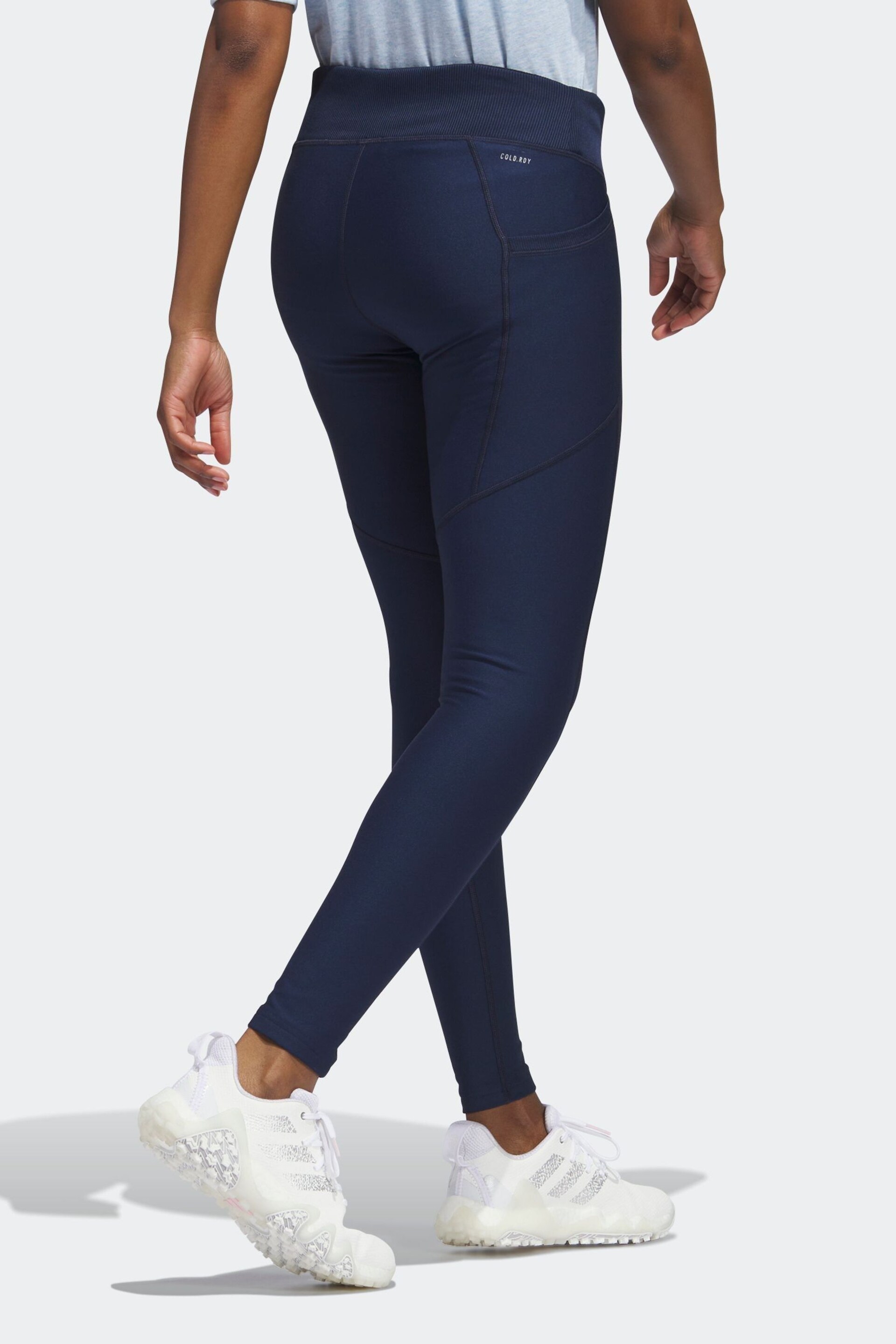 adidas Golf Navy COLD.RDY Leggings - Image 2 of 7