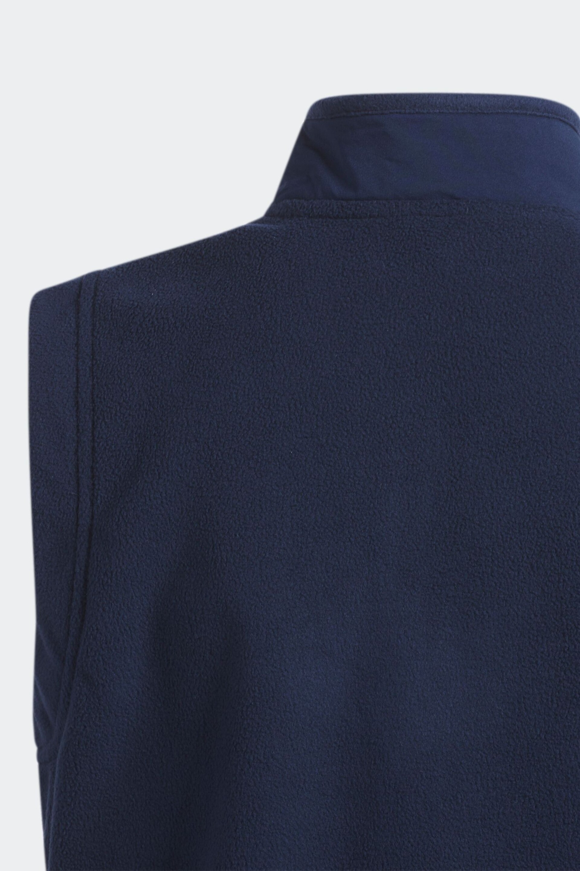 adidas Golf Navy Blue Fleece Gilet - Image 4 of 5