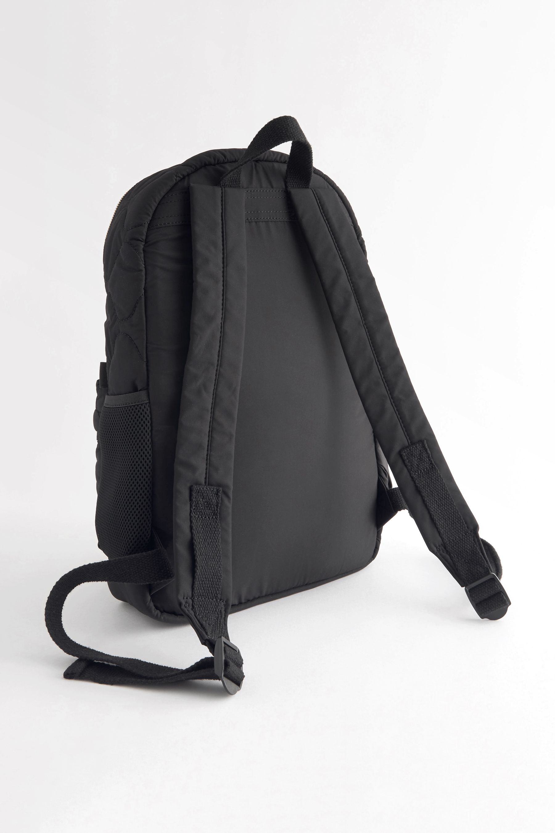 NEXT Black Quilted Backpack one Girls