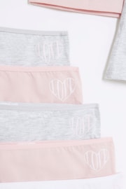 River Island Pink Girls Vests And Briefs 10 Piece Set - Image 2 of 3