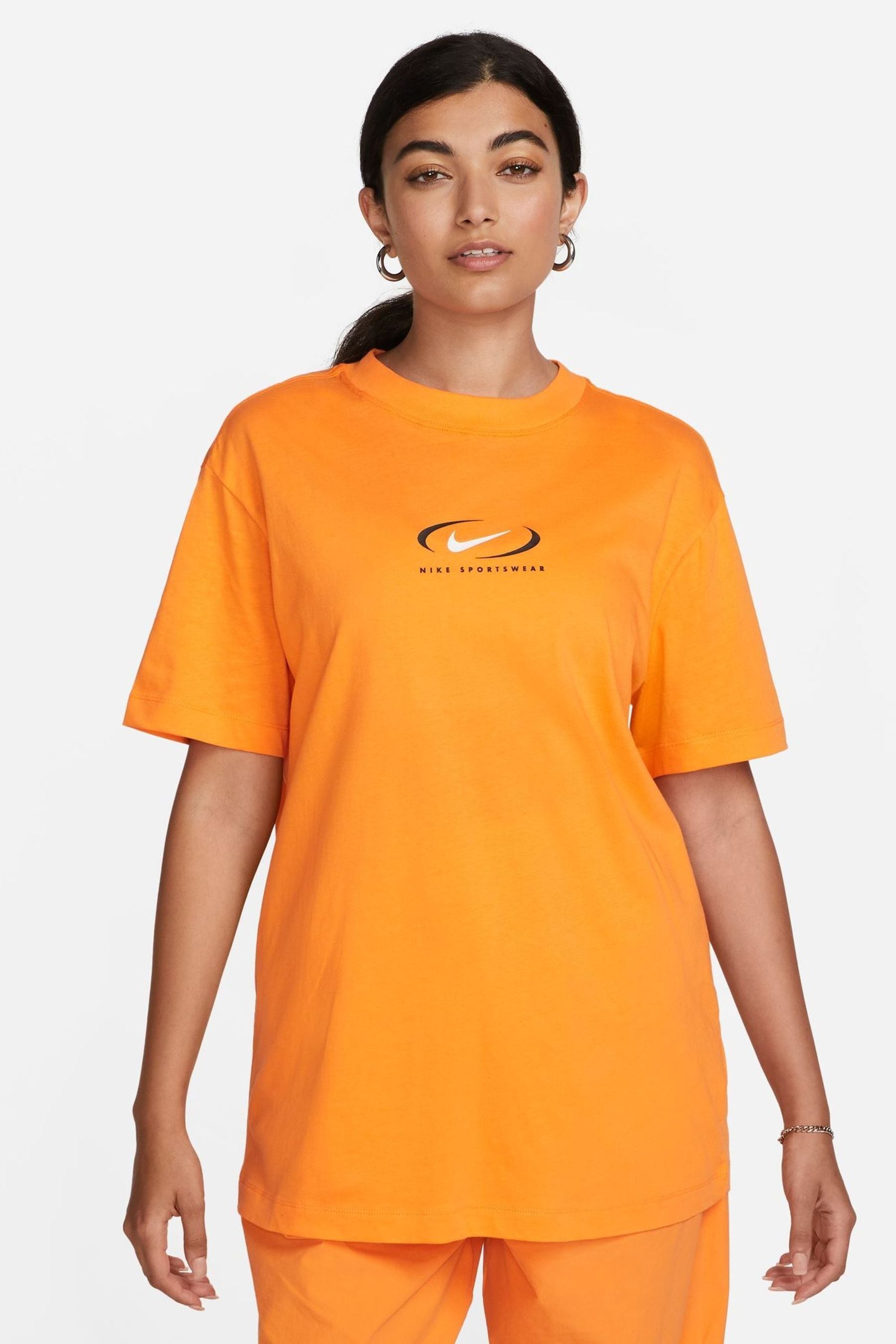 Orange and yellow nike shirt shop