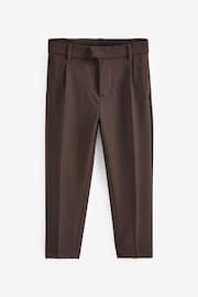 Brown Pleat Front Trousers (3-16yrs) - Image 1 of 3