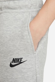 Nike Dark Grey Heather Tech Fleece Shorts - Image 2 of 5