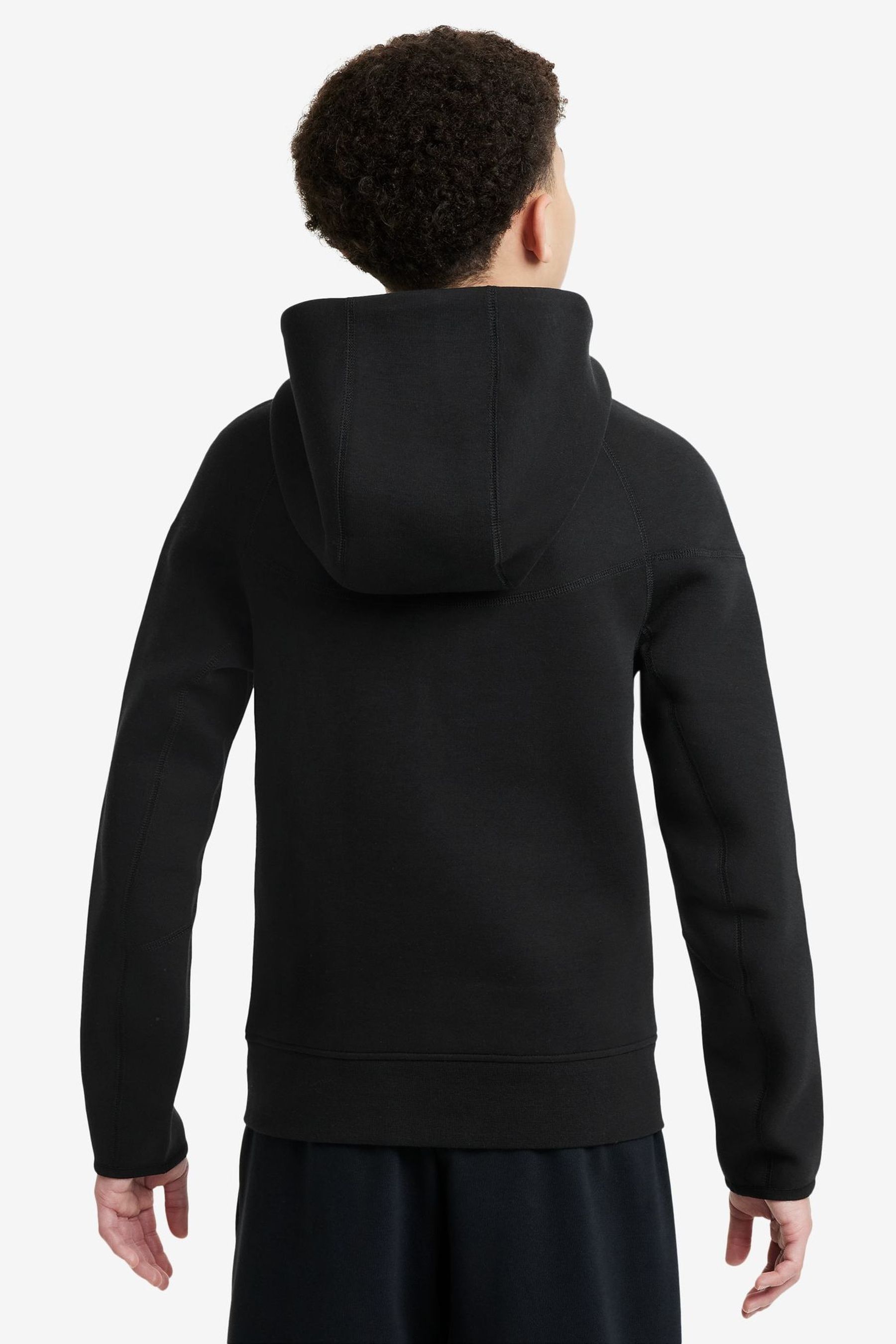 Buy Nike Black Tech Fleece Zip Through Hoodie from Next Ukraine