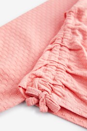 Pink Ruched Side Textured Top (3-16yrs) - Image 10 of 10