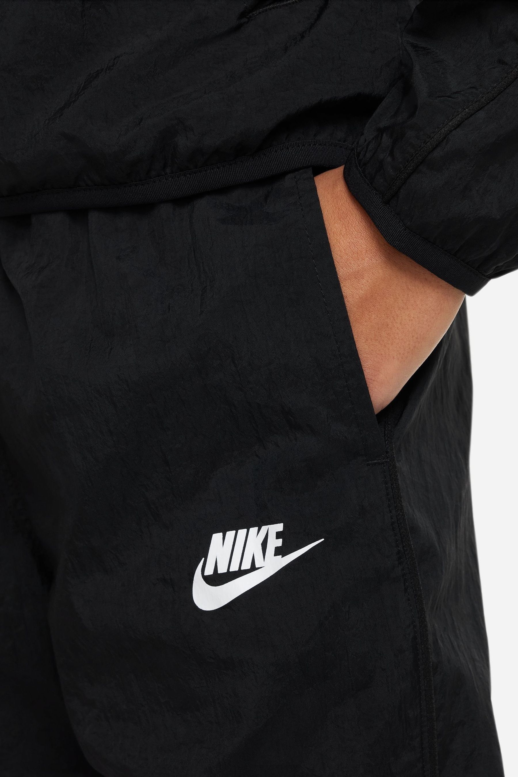 Buy Nike Black Zip Top Woven Tracksuit from Next Ireland