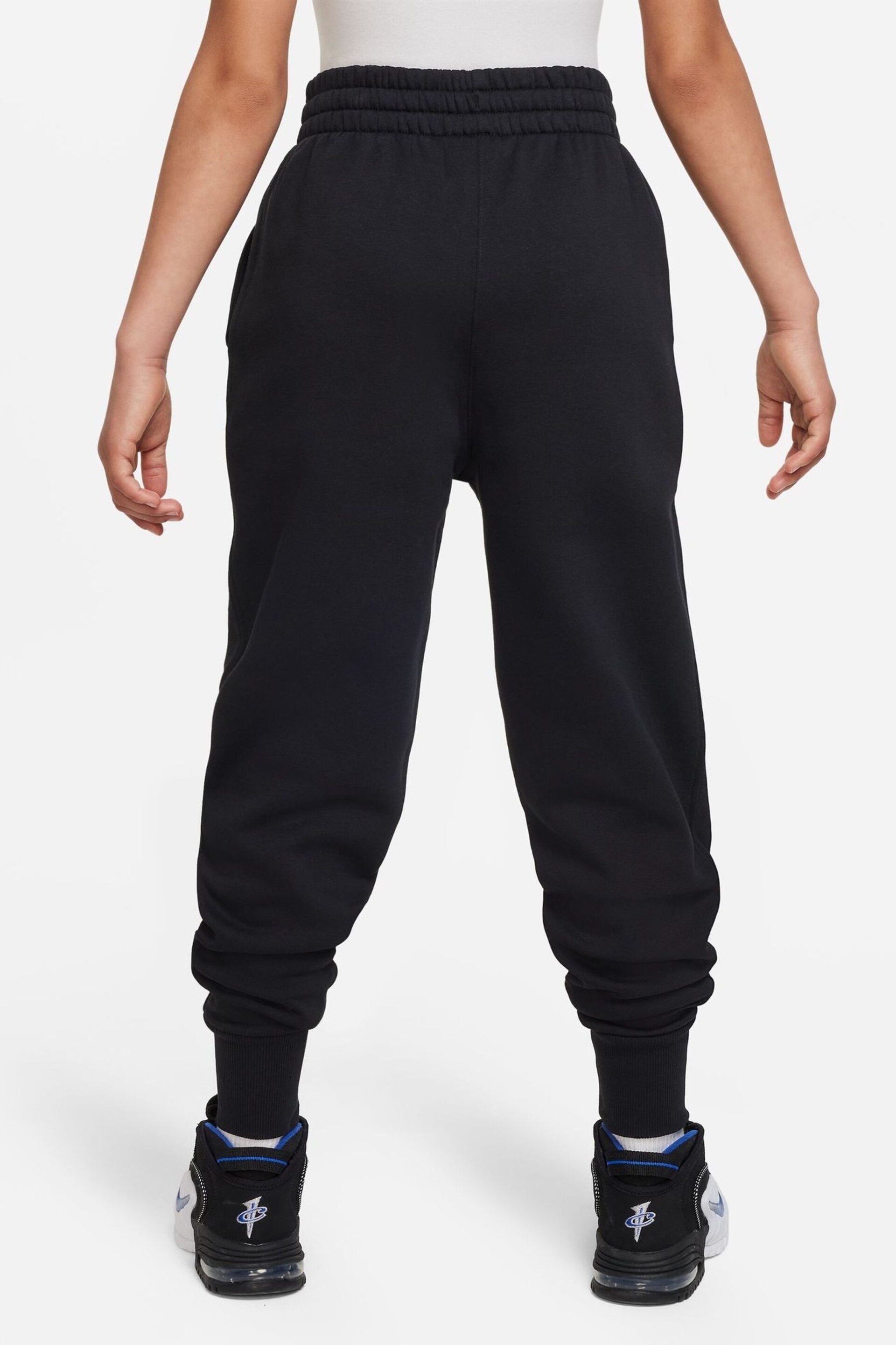 Nike Black Club Fleece HighWaisted Fitted Joggers - Image 2 of 6