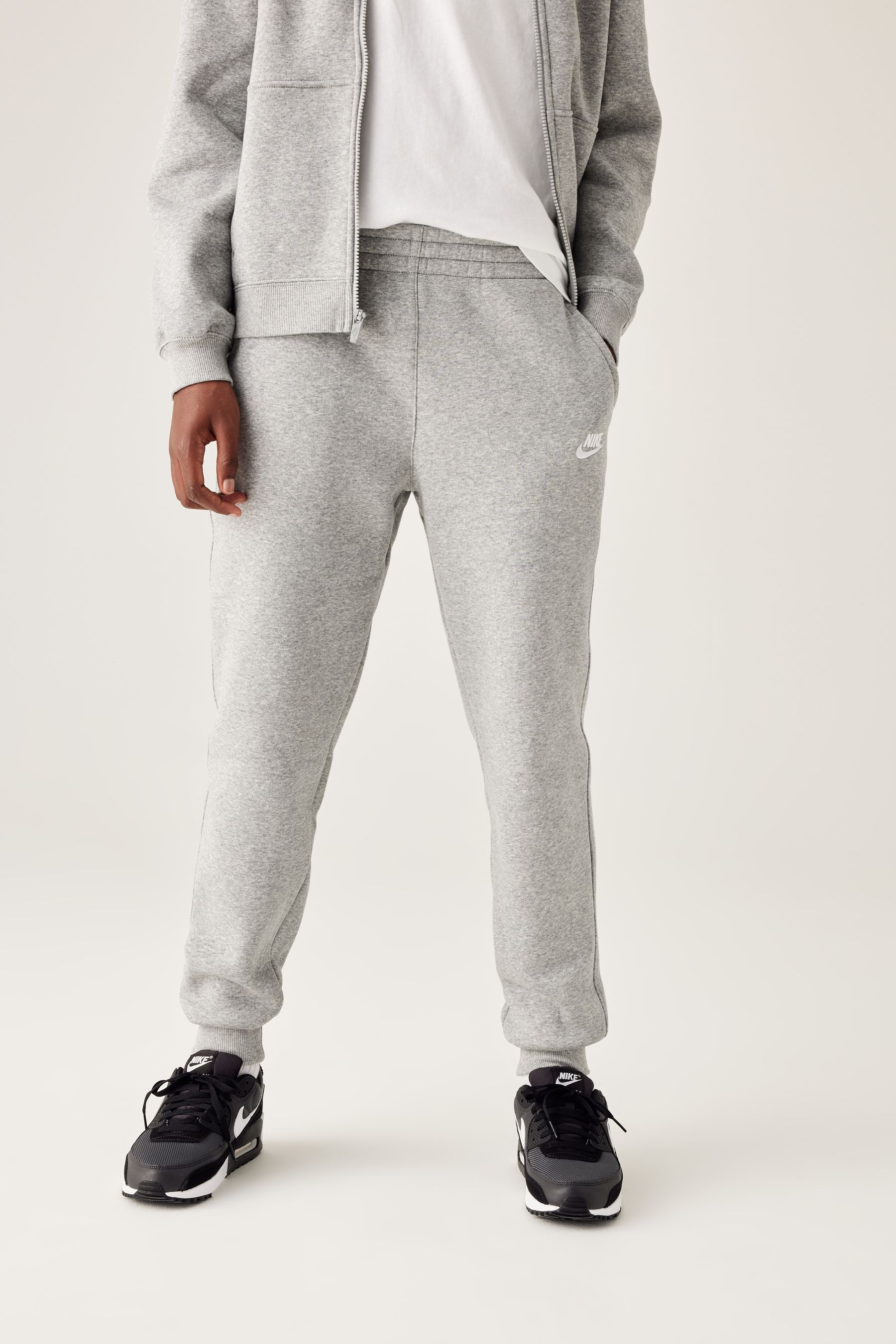 Buy Nike Dark Grey Heather Club Fleece Tracksuit from Next Luxembourg