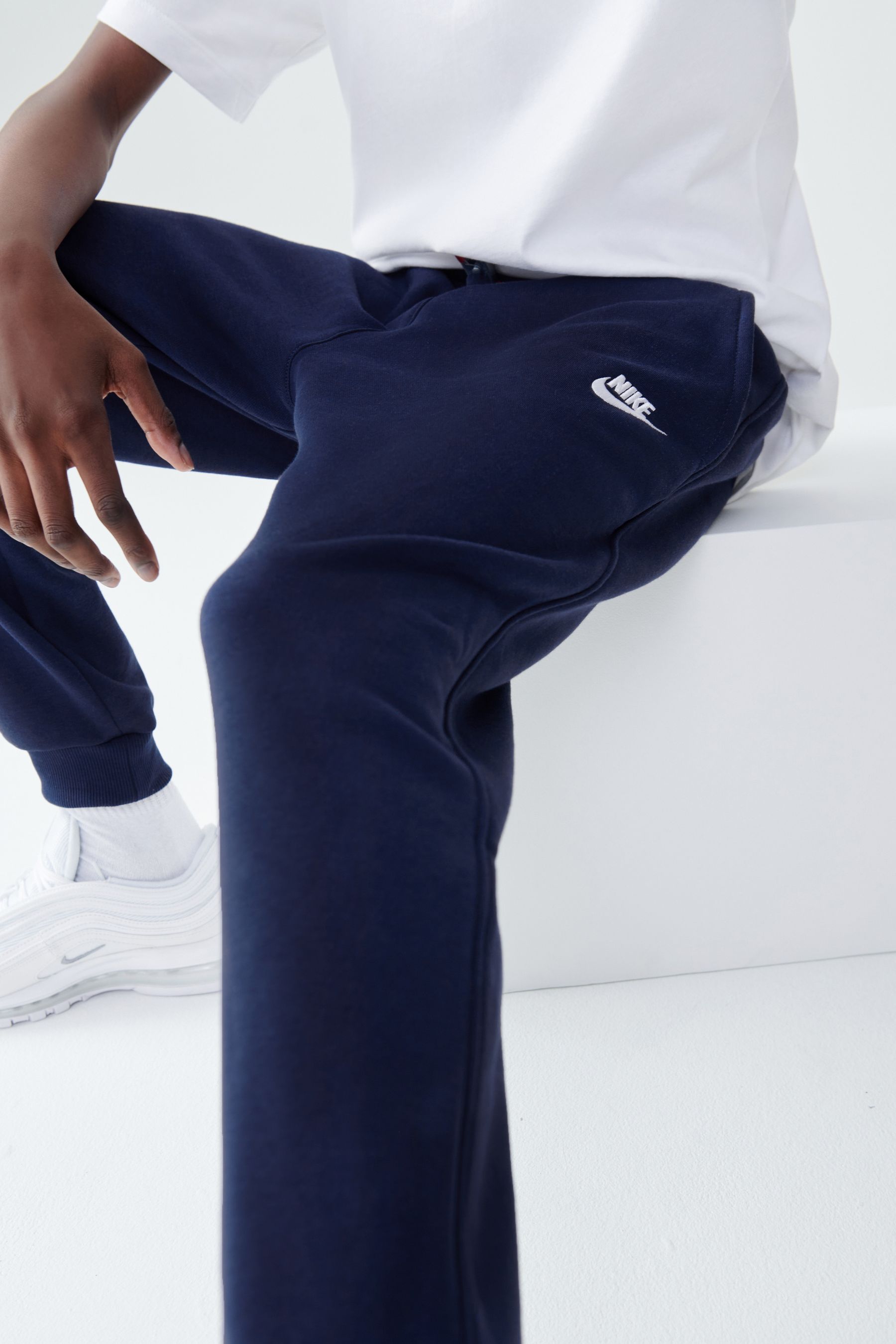 Buy Nike Midnight Navy Club Fleece Joggers from Next Poland