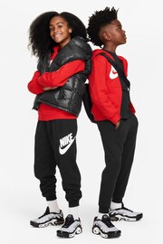 Nike Black Club Fleece Logo Joggers - Image 3 of 6