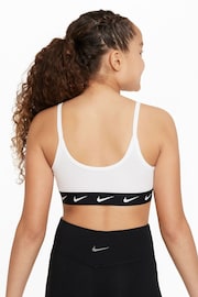 Nike White DriFIT One Sports Bra - Image 2 of 4