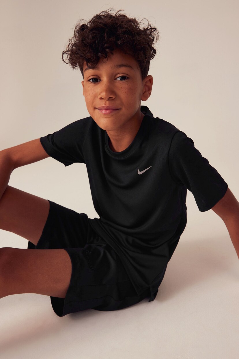 Nike Black Dri-FIT Miler T-Shirt - Image 4 of 7