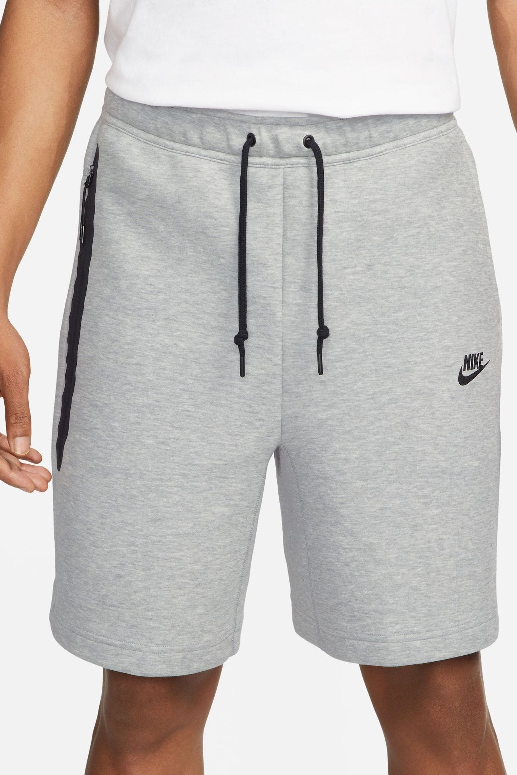 Buy Nike Grey Tech Fleece Shorts from Next Malta
