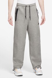 Nike Grey Tech Fleece Open Hem Joggers - Image 1 of 3