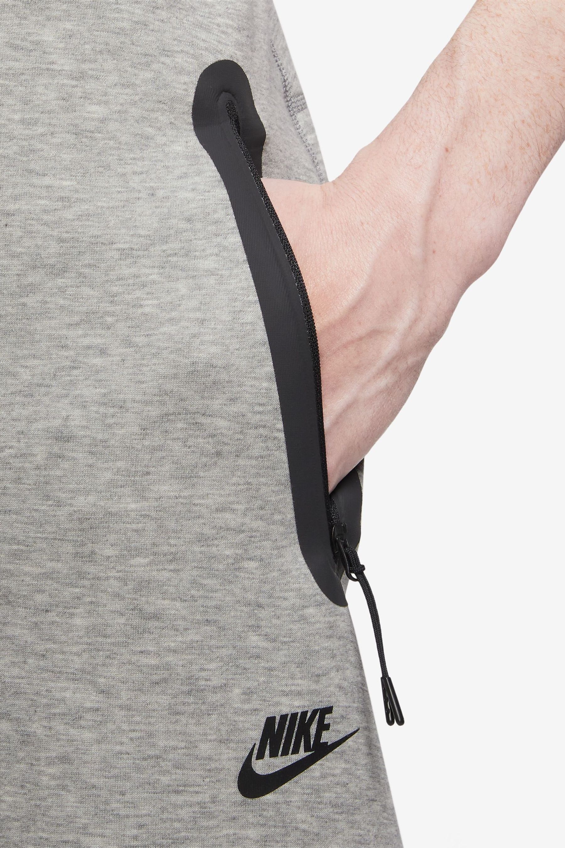 Buy Nike Grey Tech Fleece Open Hem Joggers from Next Luxembourg