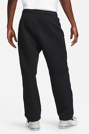 Nike Black Tech Fleece Open Hem Joggers - Image 2 of 13