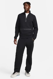 Nike Black Tech Fleece Open Hem Joggers - Image 5 of 13