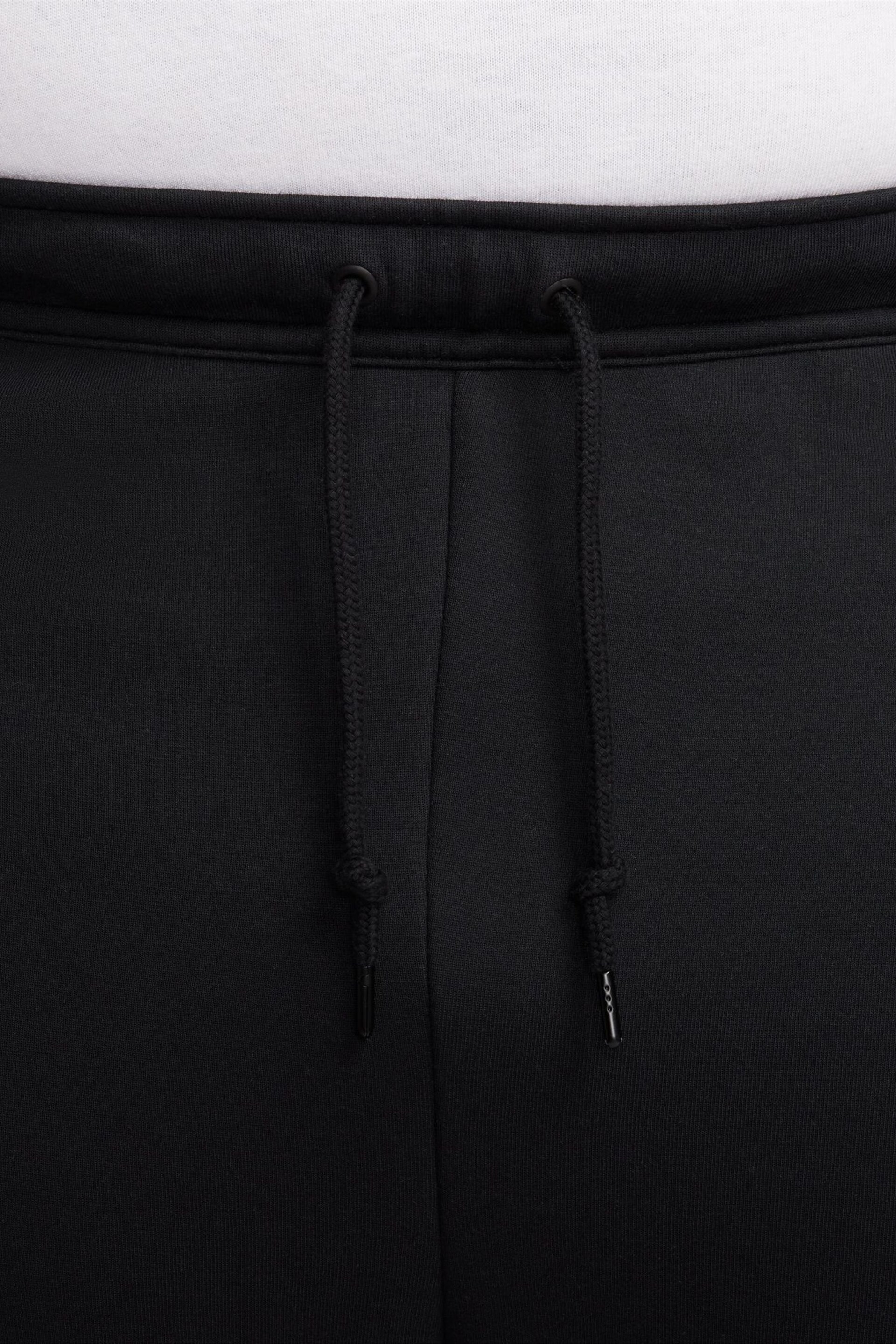 Nike Black Tech Fleece Open Hem Joggers - Image 10 of 14