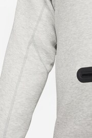 Nike Grey Tech Fleece Half Zip Sweatshirt - Image 11 of 16