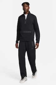 Nike Black Tech Fleece Half Zip Sweatshirt - Image 12 of 19