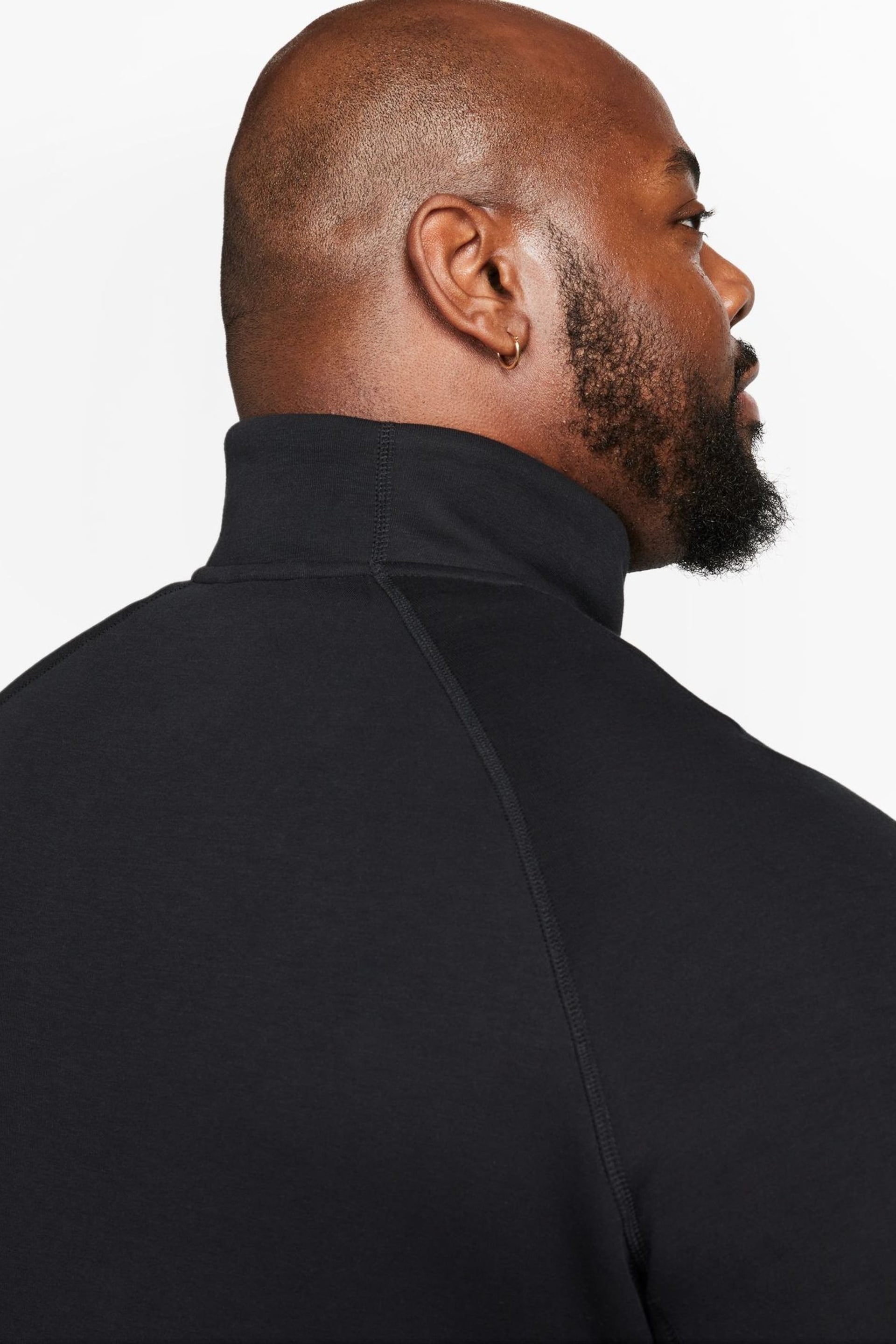 Nike Black Tech Fleece Half Zip Sweatshirt - Image 17 of 19