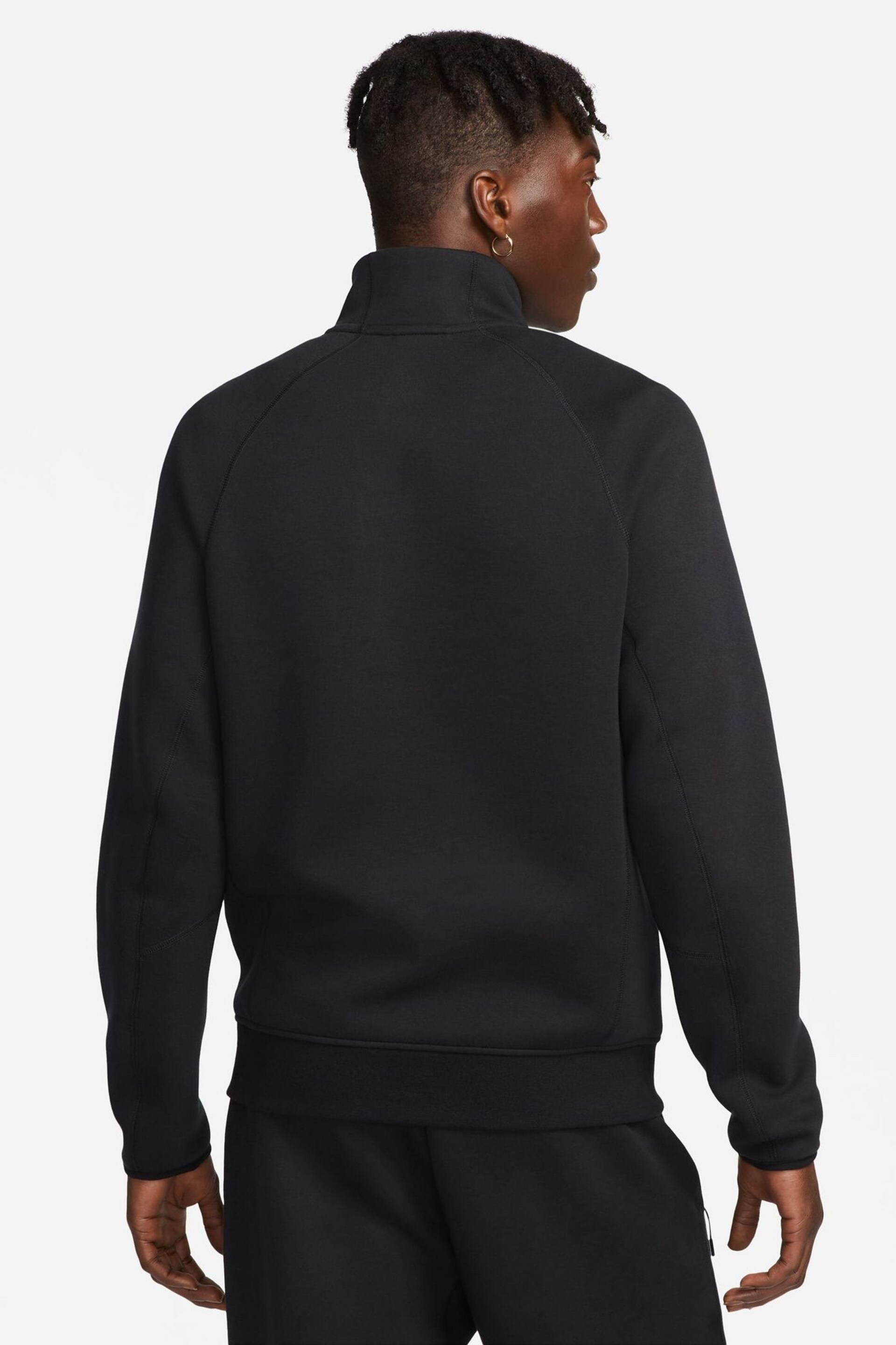 Nike Black Tech Fleece Half Zip Sweatshirt - Image 5 of 19