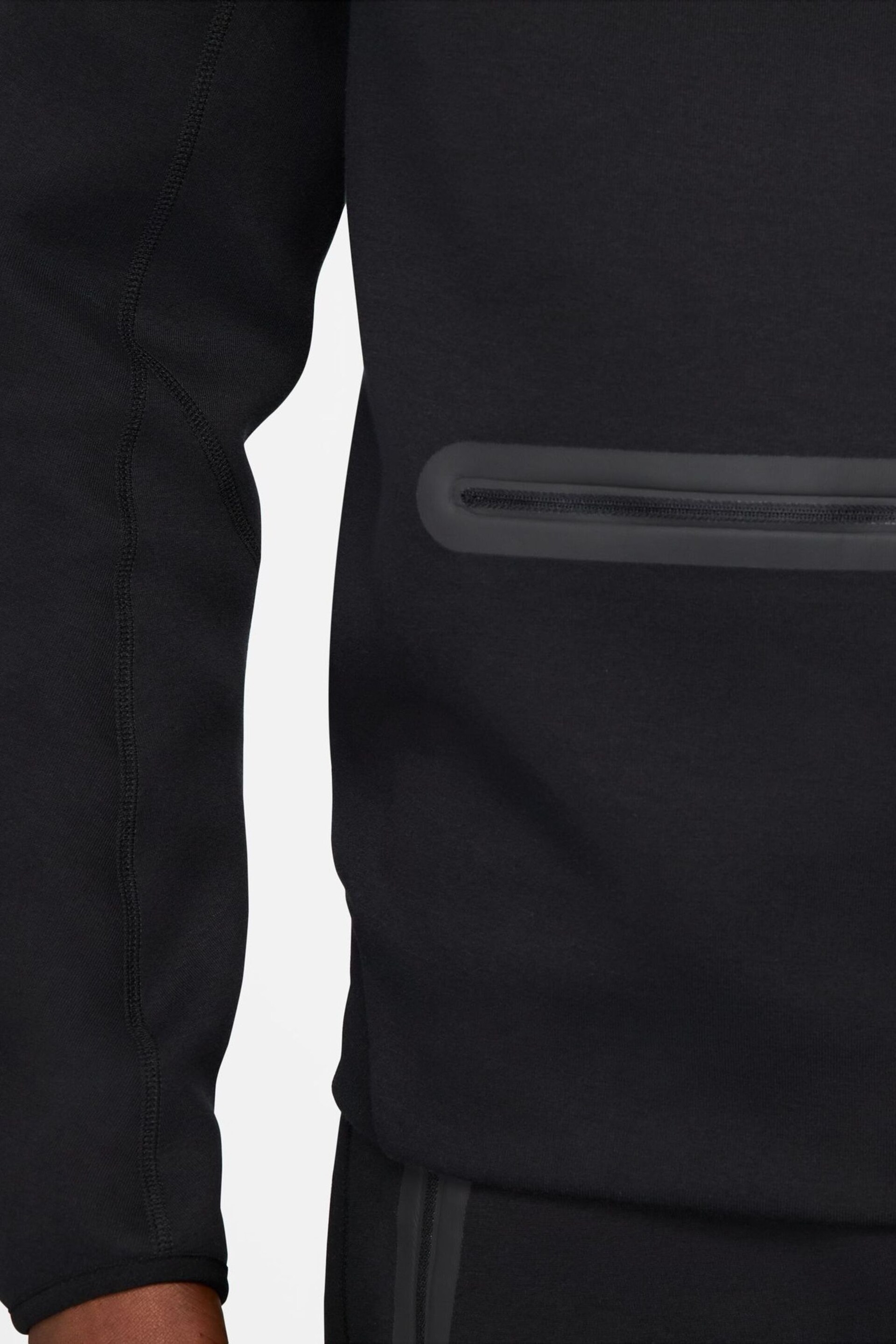 Nike Black Tech Fleece Half Zip Sweatshirt - Image 10 of 19