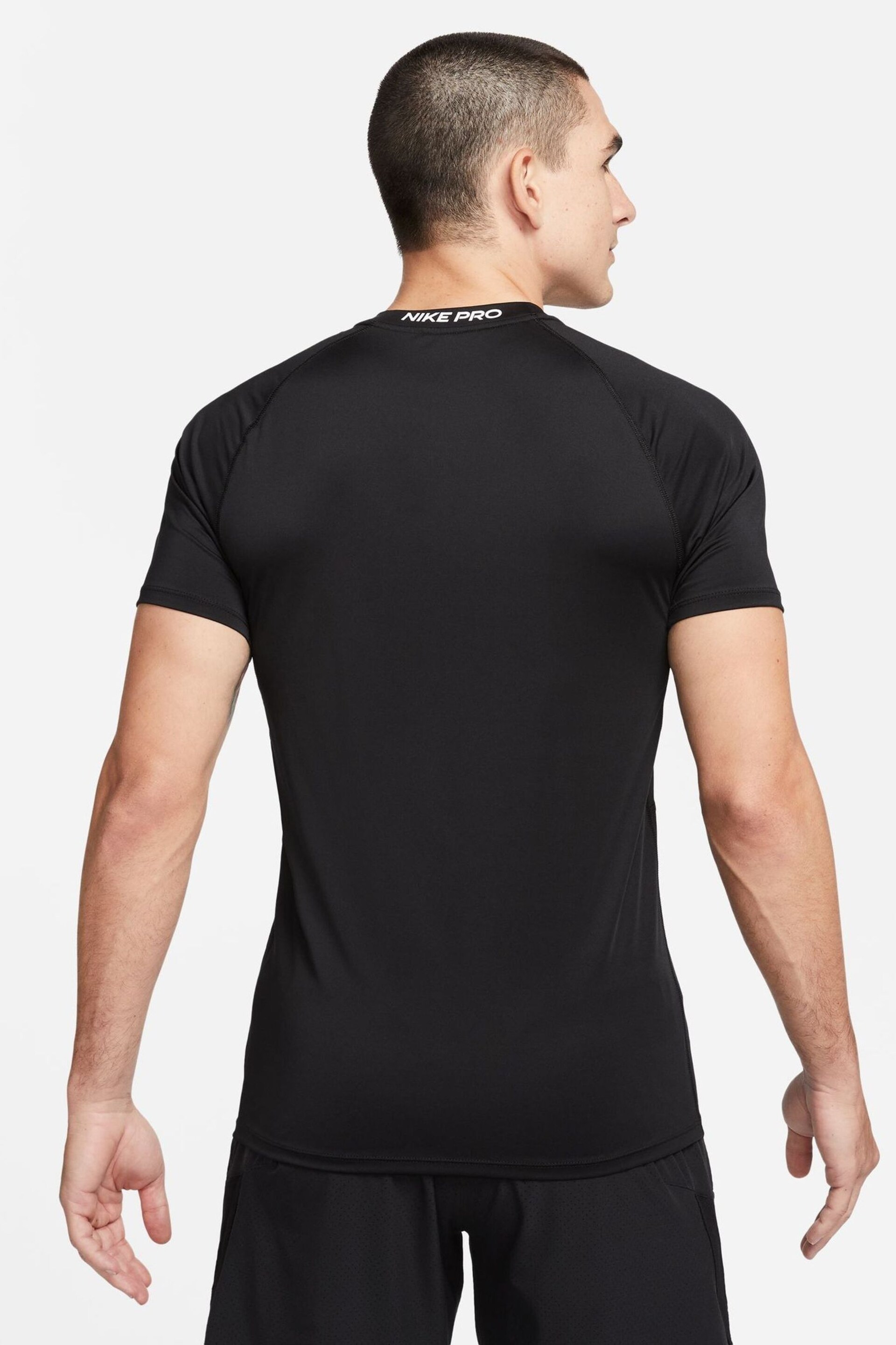 Nike Black Pro Dri-FIT Slim T-Shirt - Image 2 of 5