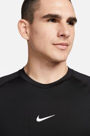 Nike Black Pro Dri-FIT Slim T-Shirt - Image 4 of 5