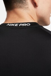 Nike Black Pro Dri-FIT Slim T-Shirt - Image 5 of 5