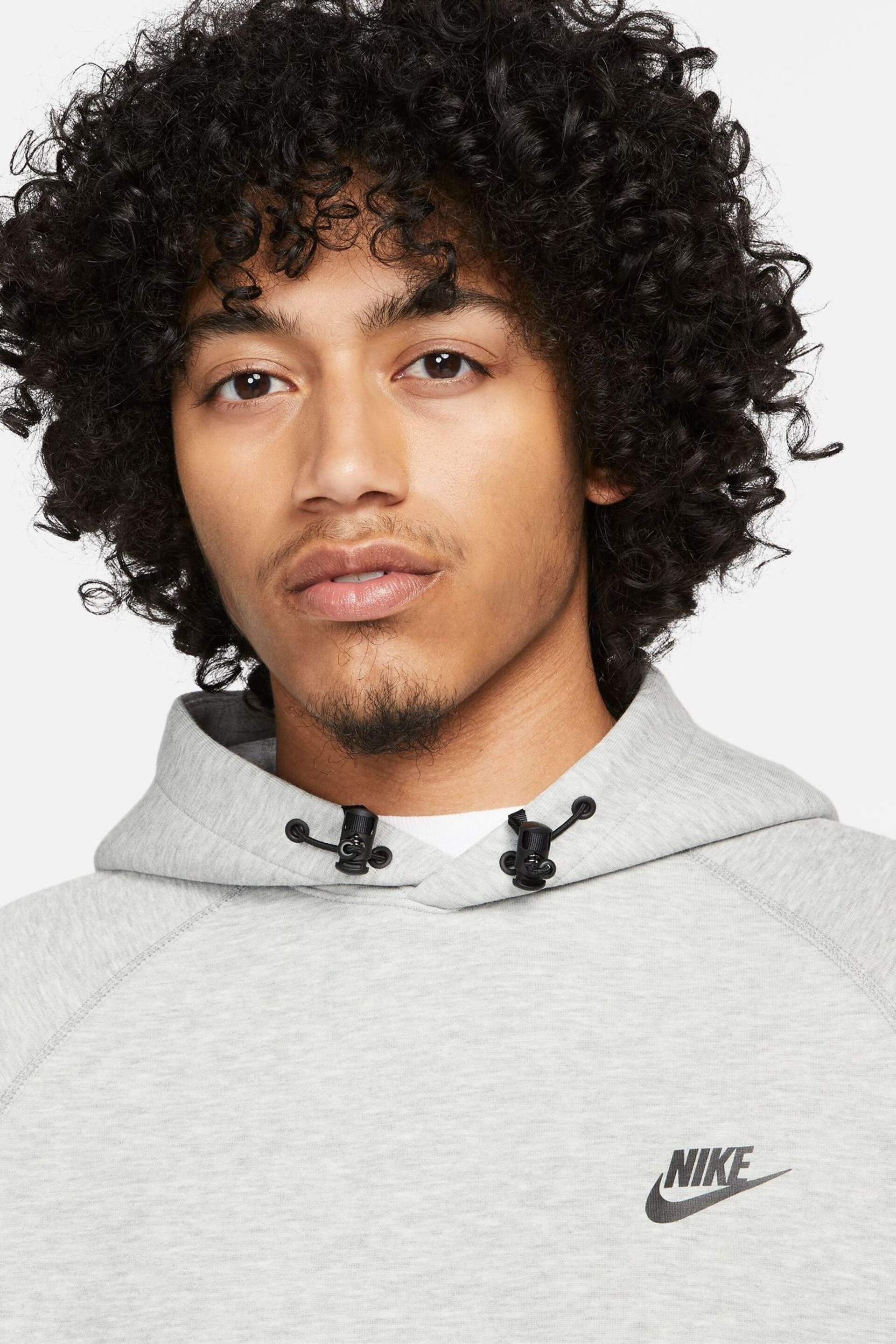 Nike Grey Tech Fleece Pullover Hoodie - Image 4 of 18