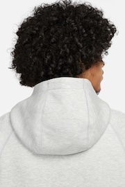 Nike Grey Tech Fleece Pullover Hoodie - Image 5 of 18