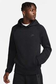 Nike Black Tech Fleece Pullover Hoodie - Image 1 of 16