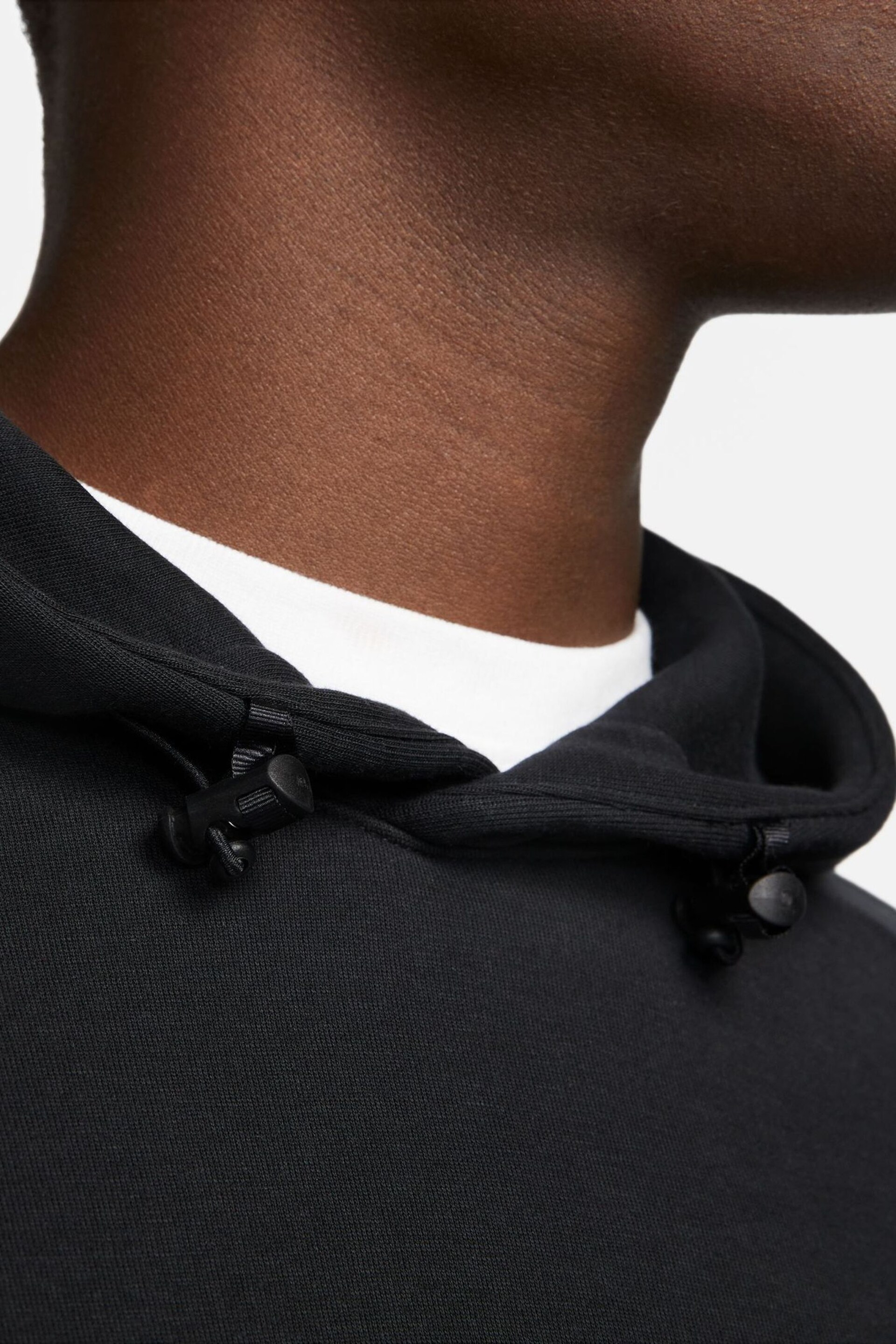 Nike Black Tech Fleece Pullover Hoodie - Image 10 of 16