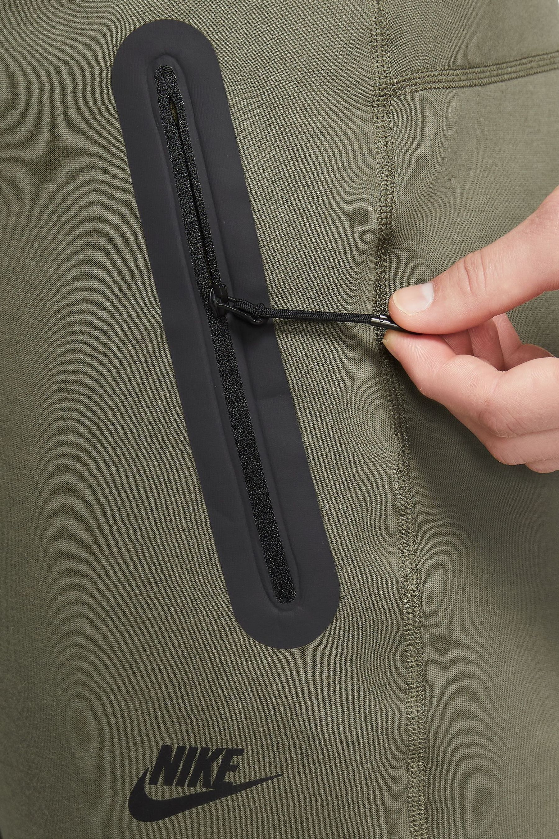 Nike tech fleece pants olive green online