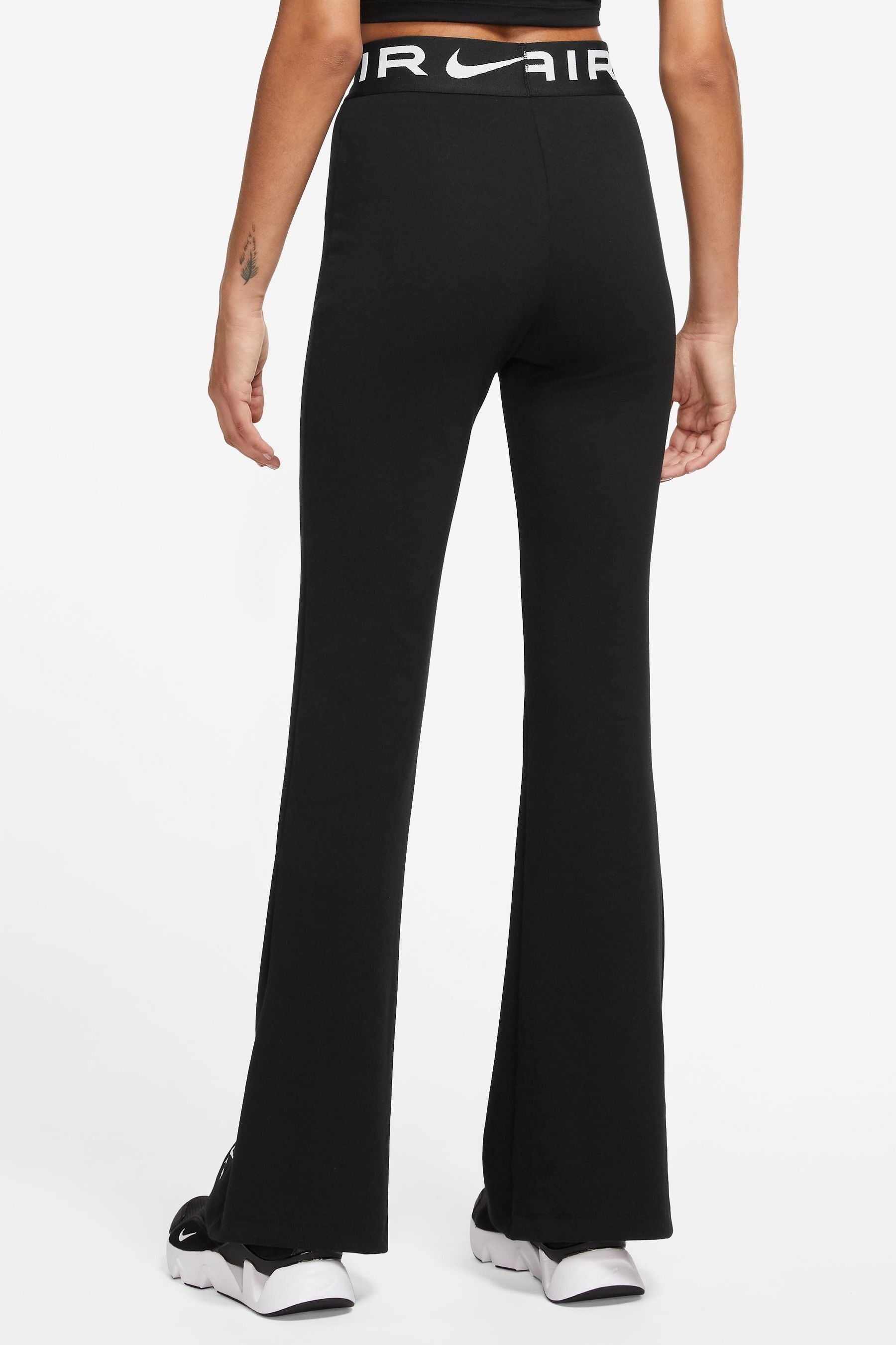 Buy Nike Black Air High Rise Flare Leggings from Next Luxembourg