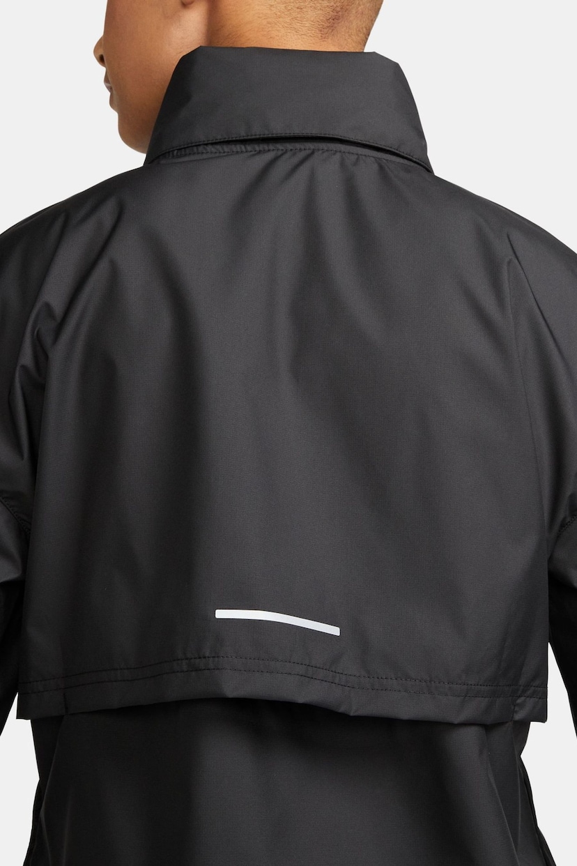Nike Black Fast Repel Water Repellent Running Jacket - Image 9 of 11