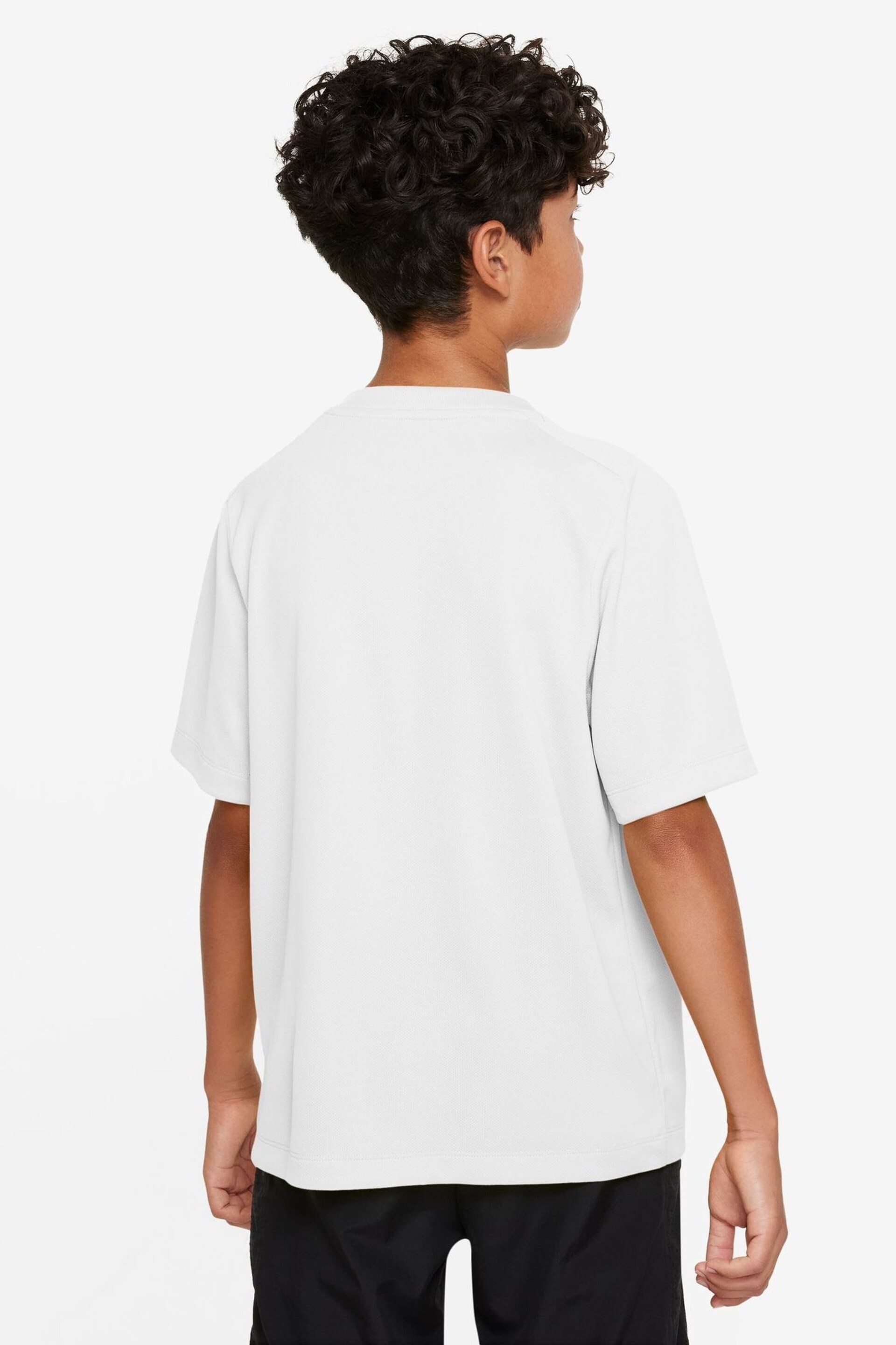 Nike White Dri-FIT Multi + Training T-Shirt - Image 6 of 7