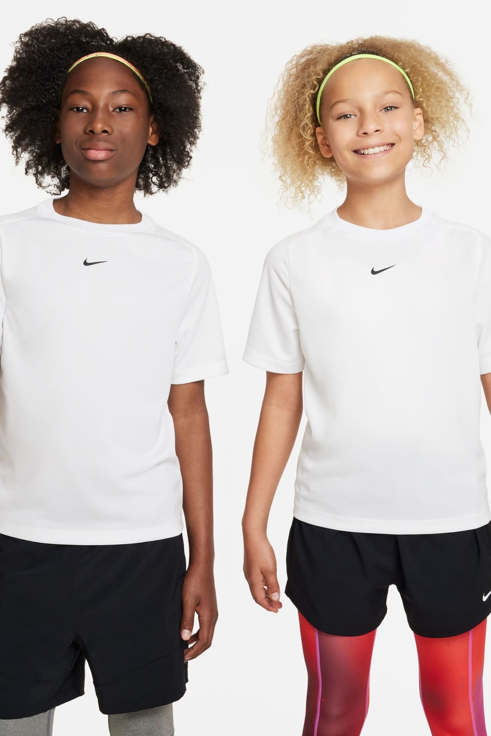 Nike White Dri-FIT Multi + Training T-Shirt - Image 7 of 7